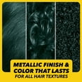 thumbnail image 4 of got2b Metallics Permanent Hair Dye, Mermaid Green M77, Hair Color for Women & Men, Formulated with Metallic-Shine Booster for Cool, Shimmering Tones, Lasts Up to 30 Washes, 1 Kit, 4 of 11
