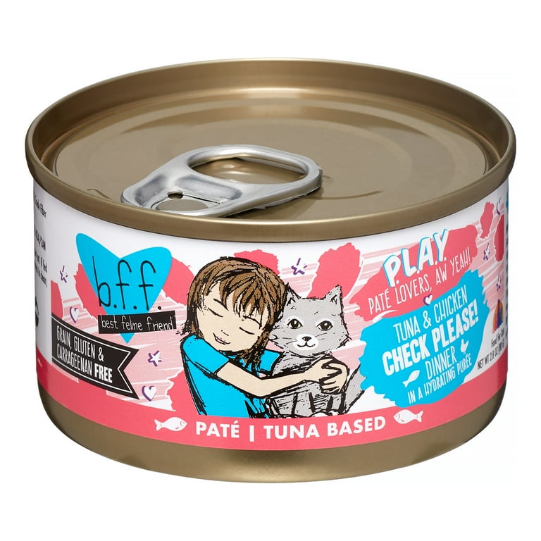 Weruva BFF PLAY Checkmate Chicken Dinner in a Hydrating Puree Pate Wet - NYC  Pet