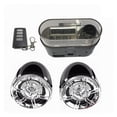 thumbnail image 5 of Motorcycle O Sound System Stereo Speaker Waterproof Motorbike Scooter FM Radio Bluetooth USB TF MP3 Music Player Kit, 5 of 6