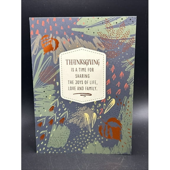 Thanksgiving Greeting Card w/Envelope