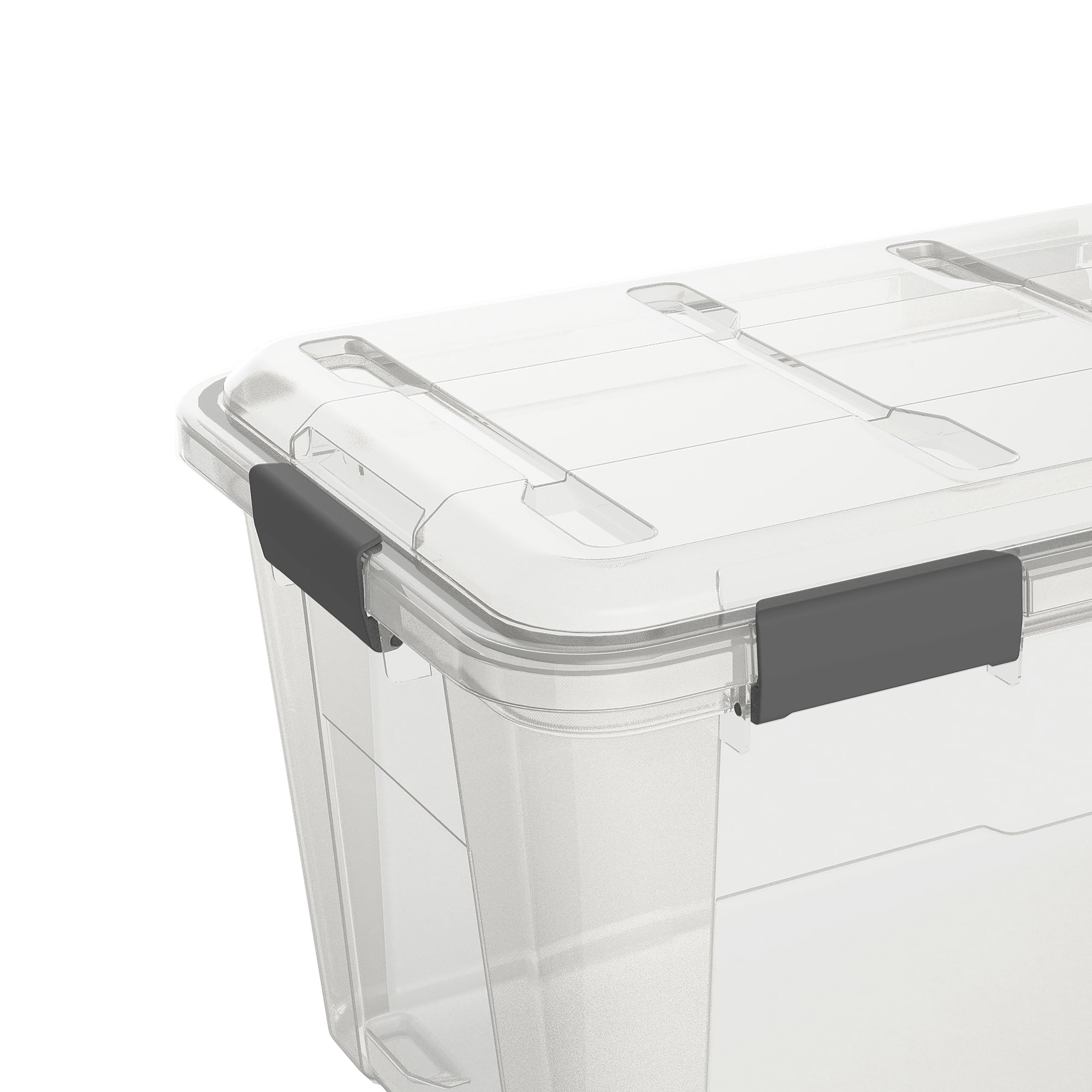13 Gallon White EZ Stor® HDPE Plastic Container, No Handle
