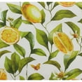 thumbnail image 4 of Saro Lifestyle Lemons Design Outdoor Poly Filled Throw Pillow, 4 of 5