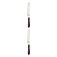 thumbnail image 3 of Kearding Espátula para glaseado de acero inoxidable, raspador para hornear pasteles, crema, mantequilla, raspador, utensilios profesionales Tipo 2 8 pulgadas 2Conjunto, 3 of 5