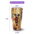 thumbnail image 5 of Welcome Fall Wirehaired Pointing Griffon Strolling Through the Autumn Maple Forest 30oz Stainless Steel Tumbler Insulated Cup with Lid Dog Lover - 12012, 5 of 5