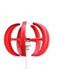 thumbnail image 2 of 200W Vertical Axis Wind Generator 12V 24V Red And White Ball Type Wind Turbine For Land Marine Use ,Widely Use, 2 of 5