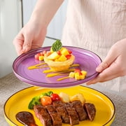 Malacasa 16 Pcs Dinnerware Sets for 4, Plates and Bowls Set, Stoneware Tableware Dishwasher Microwave Safe, Multicolor