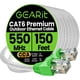 thumbnail image 1 of Cable de conexión Ethernet GearIt RJ45 Cat-6 de 45,7 m blanco para exteriores, 1 of 7