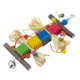 thumbnail image 2 of Juguete Para Masticar Colgante - Juguete De Desgarro De Multicolor Con Una Campana Cockatiel Juguetes Para Guacamayos Cokatoo Gris Yuyangstore Birds Parrot Chew Toys, 2 of 8