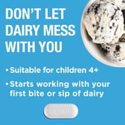 Lactaid Original Strength 9000 FCC Lactase Enzyme Caplets, Lactose Intolerance, 120 Count