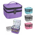 thumbnail image 5 of Double Layers Nail Polish Organizer Travel Storage Case,Organizer Bag For Nail Polish And Manicure Set, Holds 30 Bottles (15ml - 0.5 Fl.oz), 5 of 12
