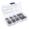 thumbnail image 2 of 800Pcs Stainless Steel Self Tapping Screw Assortment Kit Lock Nut Wood Thread Nail Screw Sets M2, 2 of 5