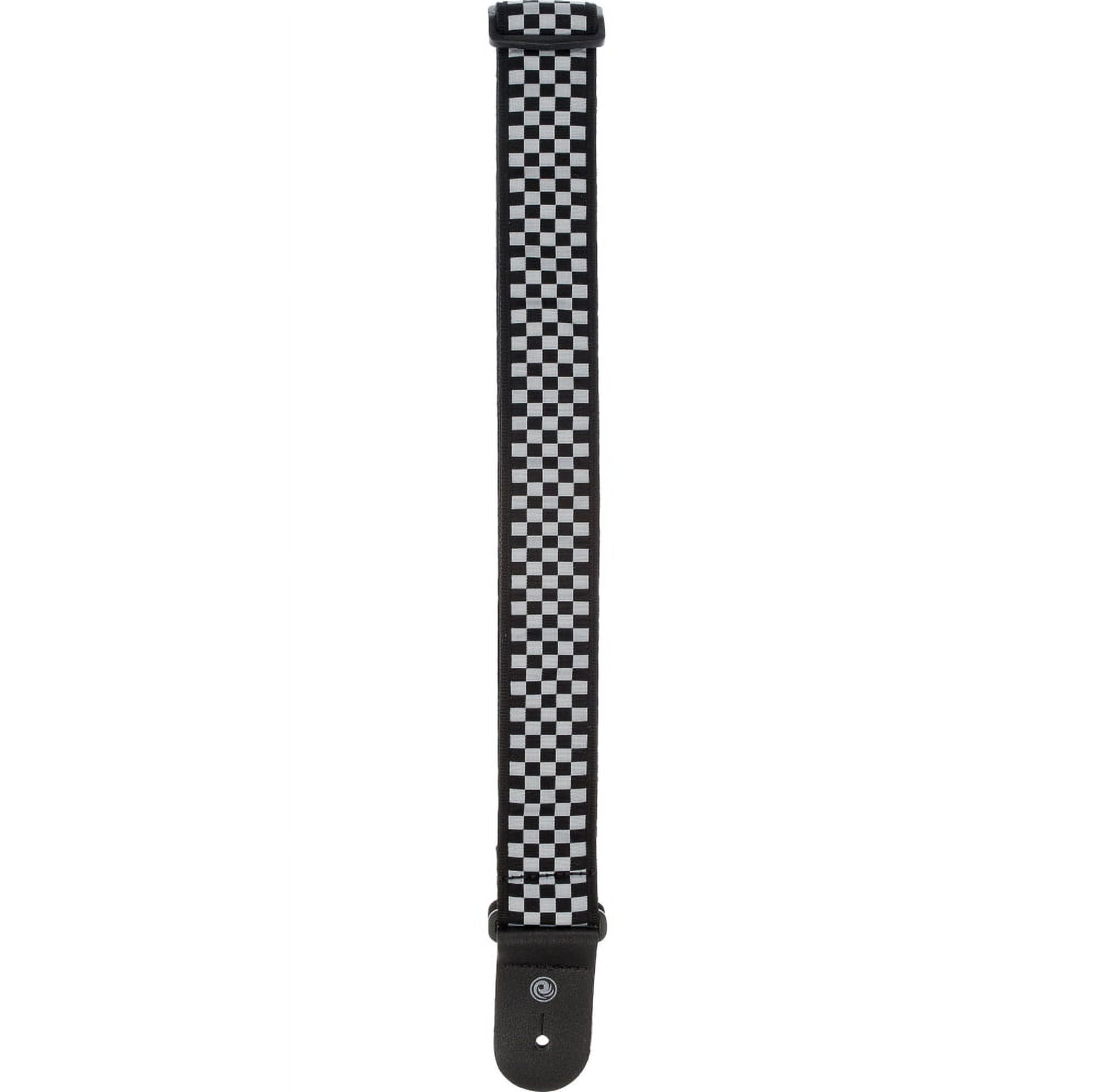Woven Guitar Strap, Check Mate