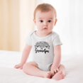 thumbnail image 2 of I Get My Awesomeness From My Grandpa - Baby Clothes - Funny Newborn Bodysuit Outfits for Boys And Girls White-style-1 9months, 2 of 7