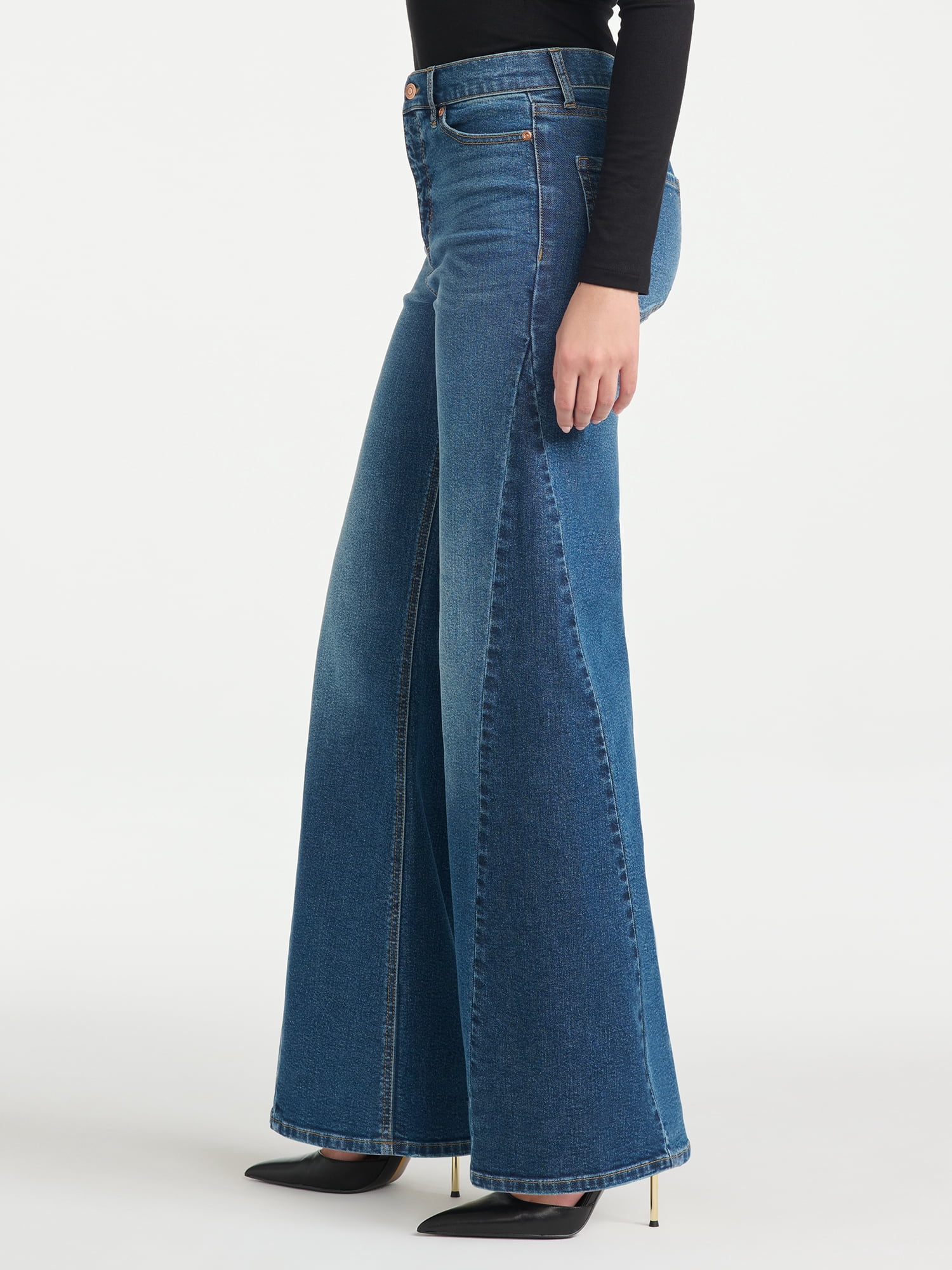 Sofia Vergara Women's and Women's Plus Margot Seamed Wide Leg, Sizes 0-26W