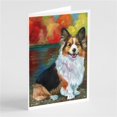 thumbnail image 1 of Corgi Cartes de Vœux & Enveloppes - Lot de 8, 1 of 1