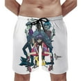 thumbnail image 5 of Gorillaz Men's Swim Trunks Board Shorts Drawstring Elastic Waist Quick Dry Swimsuits Beach Shorts with Pockets XL, 5 of 8