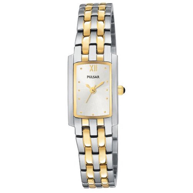 Pulsar Women\'s Two-Tone Rectangular Watch Pulsar Women main image 3