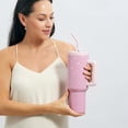 thumbnail image 4 of Vaso Térmico de Acero Inoxidable LuckyLy 40 Oz 1200ML Tiana Rosa, 4 of 6