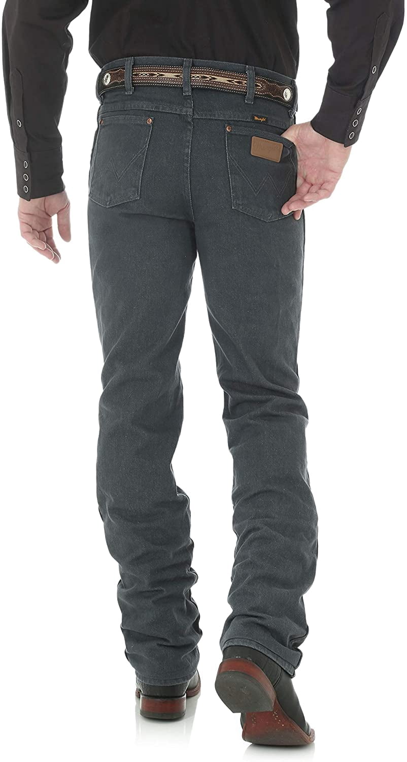 Wrangler Jeans Mens 33x32 Black Cowboy Cut Slim Fit Denim Cowboy Western 936WBK