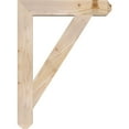 thumbnail image 3 of Ekena Millwork 3 1/2"W x 22"D x 30"H Traditional Craftsman Smooth Bracket, Douglas Fir, 3 of 13