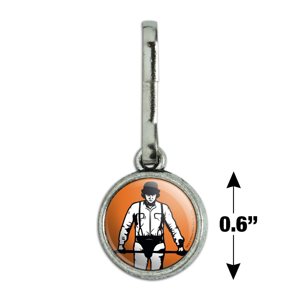 A Clockwork Orange Alex Character Antiqued Charm Clothes Purse Suitcase Backpack Zipper Pull Aid - image 4 of 5