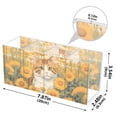 thumbnail image 3 of Cat Sunflowers Clouds Leaves Pencil Pen Cosmetic Holder Cup Makeup Brush Holder Desk Accessories Holder Acrylic Organizer for Office School Home, 3 of 7