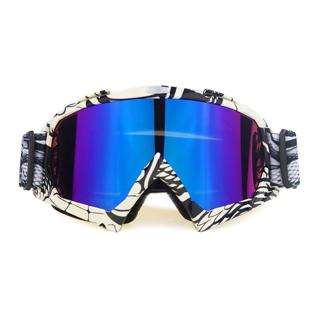 Gafas de motocross para ciclismo, gafas de esquí con cojín esponjoso antirreflectante flexible MFZFUKR CPB-YY284-5