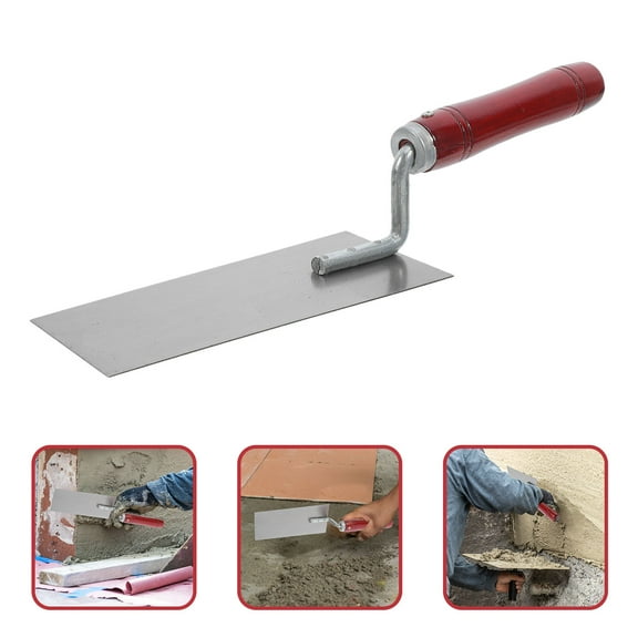 Homoyoyo Stainless Steel Plaster Trowel with Ergonomic Grip Multi-Color Handle for Smooth Finish and Home Use