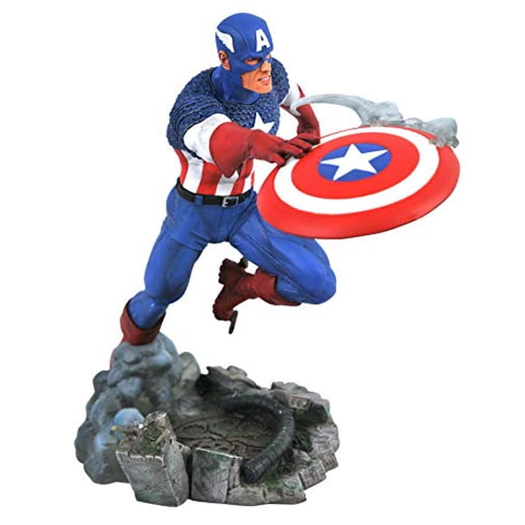 DIAMOND SELECT TOYS Marvel Gallery VS: Captain America PVC Figure, 10 inches