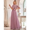 thumbnail image 4 of Toamir Womens Embroidered Wedding Party Dresses for Women 00904 Orchid US8, 4 of 5