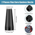 thumbnail image 3 of Kit de 16 Embouts de Buse Sans Gaz Flux Core K3493-1, Embouts de Contact 0.030 Pouces & Gas DiffXL13635, 3 of 6