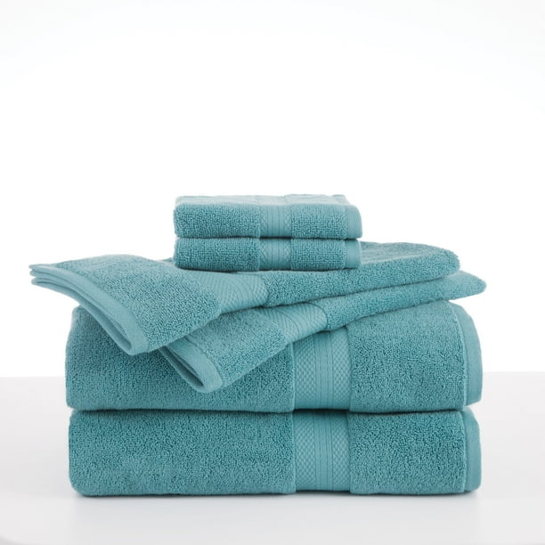 Martex Abundance 6 Piece Light Turquoise Towel Set