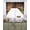 Purple, variant on Red Wine Swag Valances for Windows, Small Curtains Drapes, Grapes Glasses Country Wooden Farmhouse Kitchen Window Curtains Over Sink Rod Pocket Window Treatment Valance for Bedroom/Bathroom 56"x36"