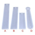 thumbnail image 4 of Bookmarker Mold Small Handicrafts Make Tool Label Making Tools Accessories Handicraft Accessory Silicone Epoxy Molds for DIY Use Large Rectangle, 4 of 9