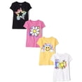 thumbnail image 1 of Camiseta The Children's Place de manga corta, paquete de 4, para niñas de 5 a 6 años, 1 of 5