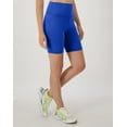 thumbnail image 2 of Hanes Moves Women's Bike Shorts with Internal Pocket, 7.25" Deep Royal M, 2 of 5