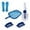 #620-Blue, variant on Kieccall Complete Pool Cleaning Tools Set Professional Equipment for Swimming Pool Spa Maintenance Use