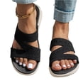 thumbnail image 5 of longantii Orthopedic Slides Sandals For Women Recovery Slides Sandals Breathable Mesh Sports Athletic Casual Slippers Open Toe Comfortable Summer Beach Outdoor Daily Walking Sandals Black, 5 of 5