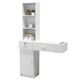 Ktaxon Wall Mount Hair Salon Styling Station Stylist Cabinet With