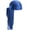 Royal Blue, variant on Yvsxxv Solid Color Silky Bandana, Polyester Long-Tail Head Wrap, Unisex Daily Hair Accessory, Yellow, 1 Pc