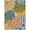 Turquoise, variant on 12 x 15 ft. Red Floral Non Skid Indoor & Outdoor Area Rug