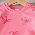thumbnail image 4 of Conjunto de Pantalones para Niñas Sudadera de Punto con Estampado Lindo Y Pantalones Largos de Denim Lavados, Cuello de Manga Larga Y Conjunto de Camisa para Uso Diario Casual, 4 of 9