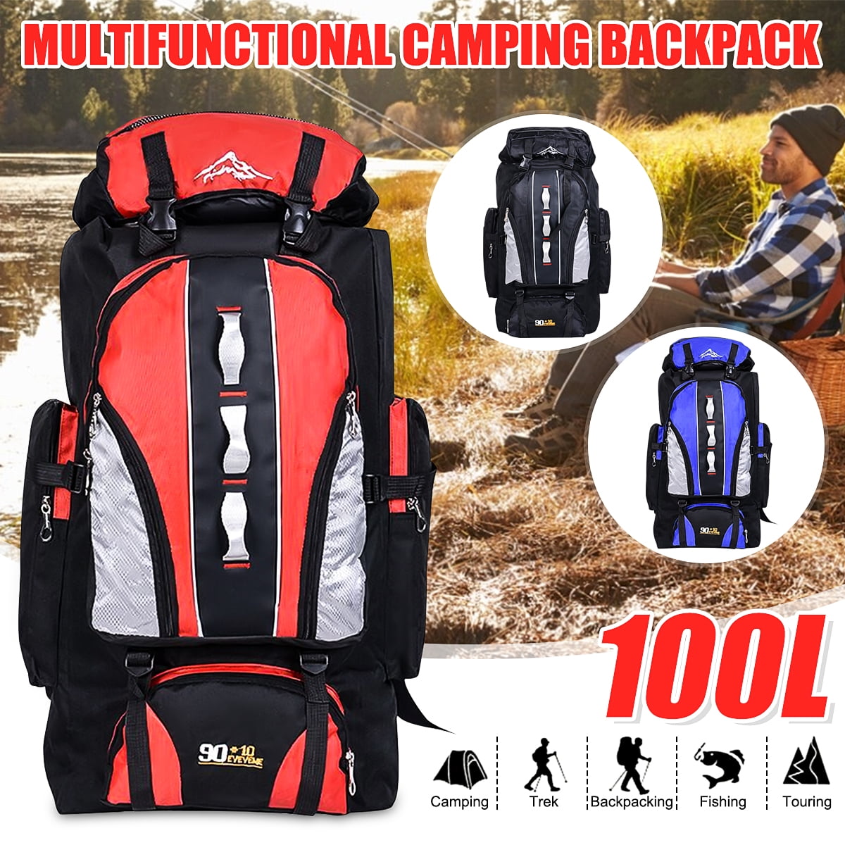 ozark trail lightweight hiking backpack 30l