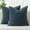 Blue, variant on 16×16 Inch Decorative Throw Pillow Cover Set, Soft Plush Fabric, Textured Ribbed Block Pattern, Hidden Zipper Closure, For Sofa or Living Room, 2 Pack
