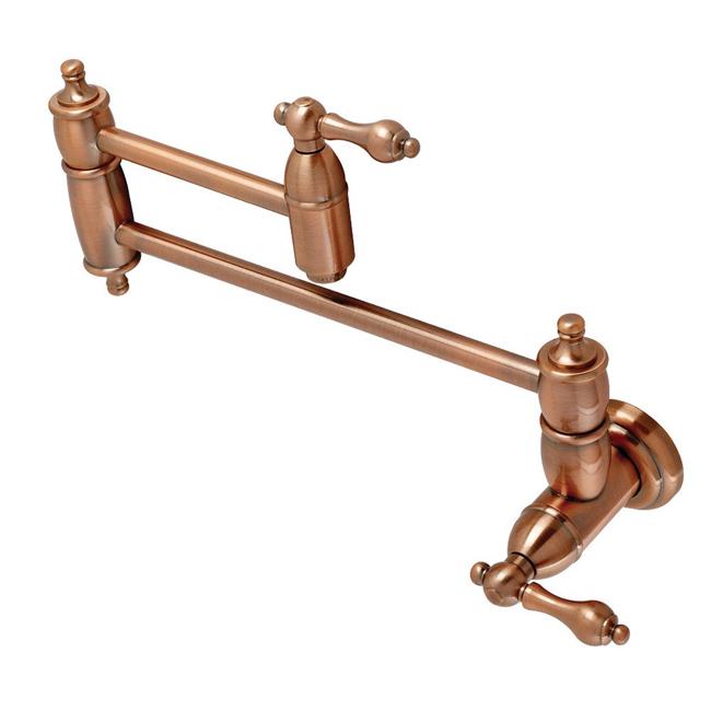 Kingston Brass KS310ALAC Restoration Wall Mount Pot Filler Kitchen