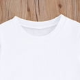 thumbnail image 3 of T-shirt en Coton Uni pour Enfants, Haut Unisexe à Manches Courtes et Col Rond, Article Simple et Classique pour l'Été, 3 of 5