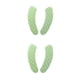 thumbnail image 3 of Moyic 2 fundas para inodoro, cojines para asiento, multicolores, de aspecto bonito, para adultos, de felpa, autoadhesivos, almohadillas Verde 2piezas, 3 of 6