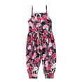 thumbnail image 3 of Toddler Girls Kids Jumpsuit One Piece Floral Dinosaur Playsuit Strap Romper Summer Outfits Clothes, 3 of 8