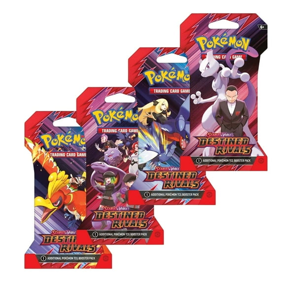 Pokemon SV10 Destined Rivals Art Set 4 Sleeved Booster Packs