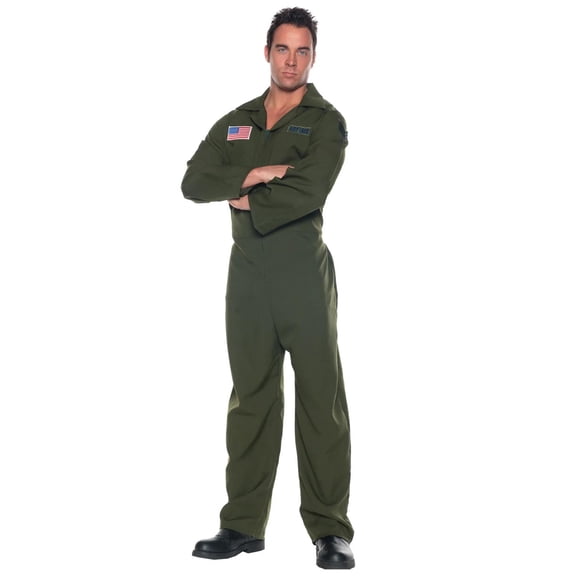 Underwraps Men's Airforce Jumpsuit Costume - One Size